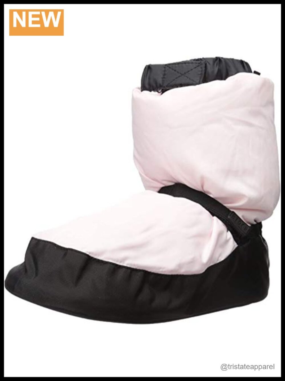 Warm Up Bootie Slippers Lightweight Dance Shoes Slip-On PVC Sole